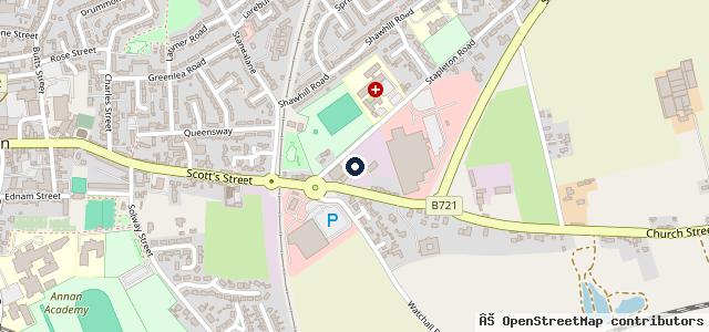 Map showing the location of Express Tyre Service