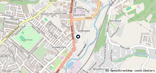 Map showing the location of C J Motors