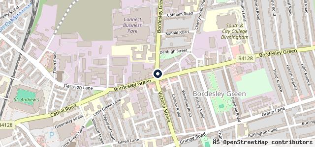 Map showing the location of TYRES 4 U 247 LTD