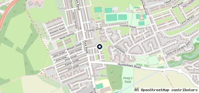 Map showing the location of Charlotte Street Garage