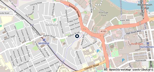 Map showing the location of Discount Motor Repairs