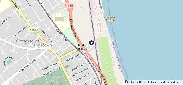 Map showing the location of Parkers Car Servicing