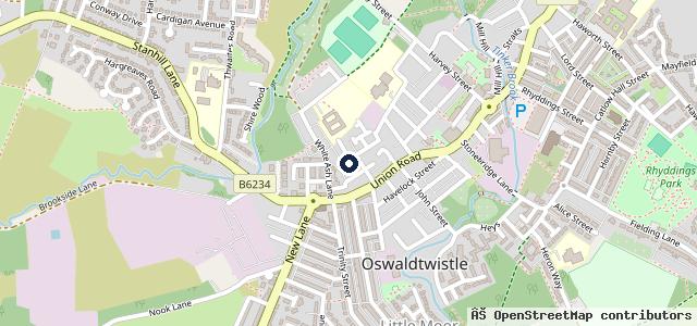 Map showing the location of Ossy Garage