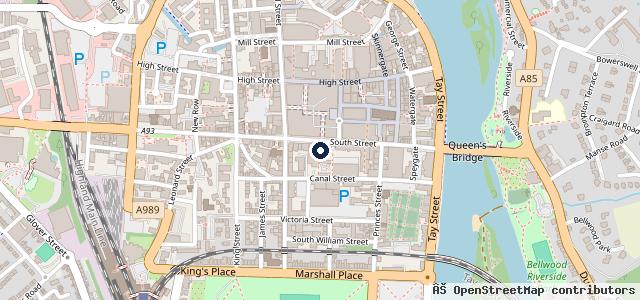 Map showing the location of Mcconechy's Tyre Service