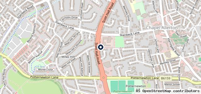 Map showing the location of Yorkshire Car Parts - Car Clinic/Repairs & Car Recovery