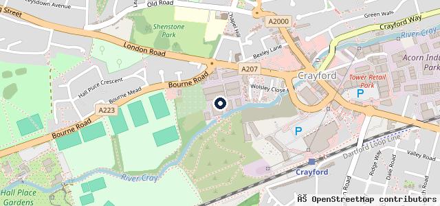 Map showing the location of G&M Autocentre