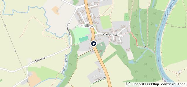 Map showing the location of Marshall Hyundai - Worcester