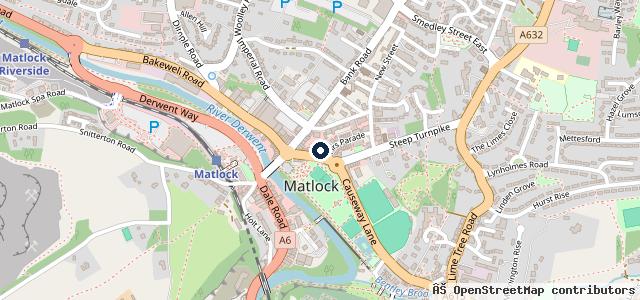 Map showing the location of Maazi Matlock