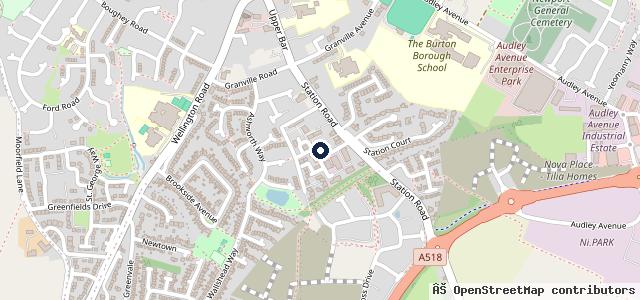 Map showing the location of Newport Test Centre / Newport Repair Centre