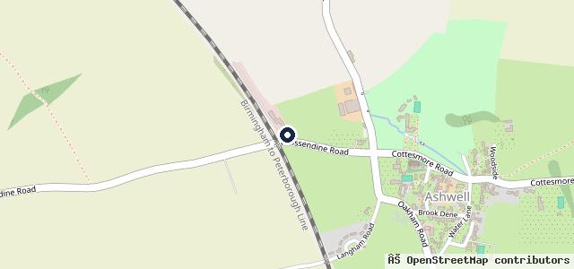 Map showing the location of Unit 8 Autocare | Oakham