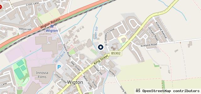Map showing the location of A Fell Mot Centre