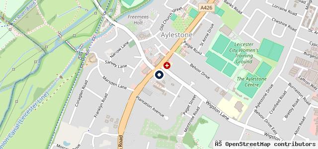 Map showing the location of A&J MOT & Auto Repairs
