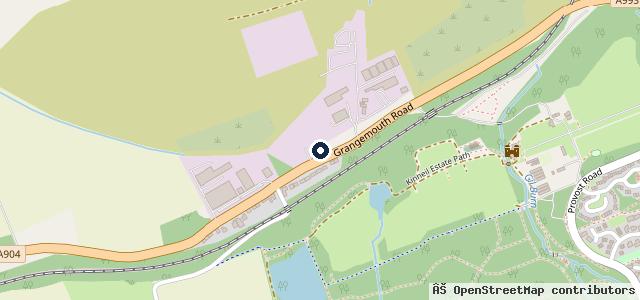 Map showing the location of Viewforth Tecs