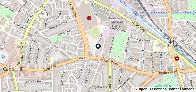 Map showing the location of ADC Auto Repair