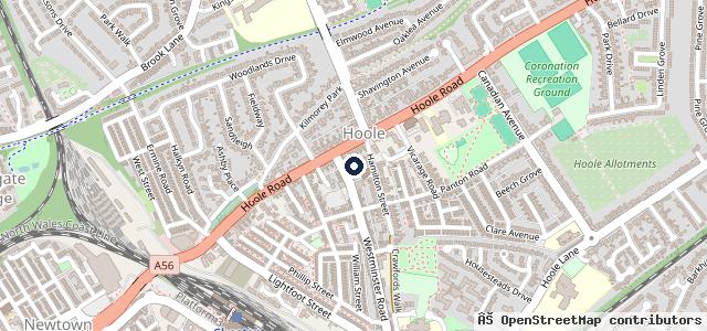 Map showing the location of HiQ Tyres & Autocare Chester