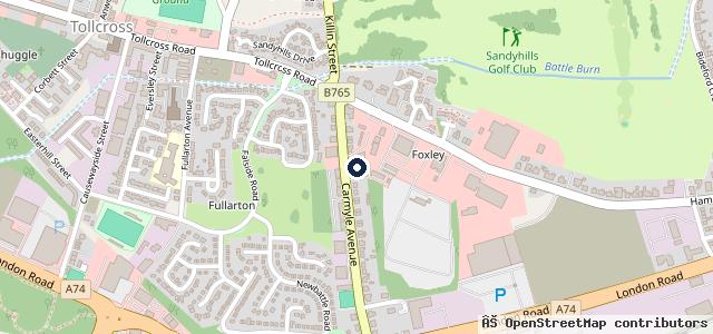 Map showing the location of James Coyle Motor Engineers