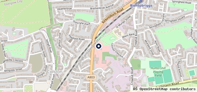 Map showing the location of Arnold Clark