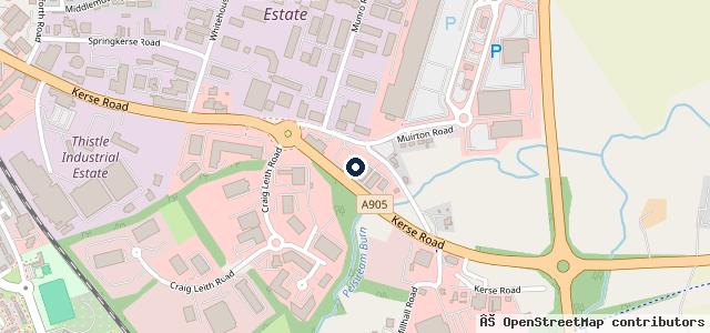 Map showing the location of Arnold Clark Stirling Volvo / GWM / BYD