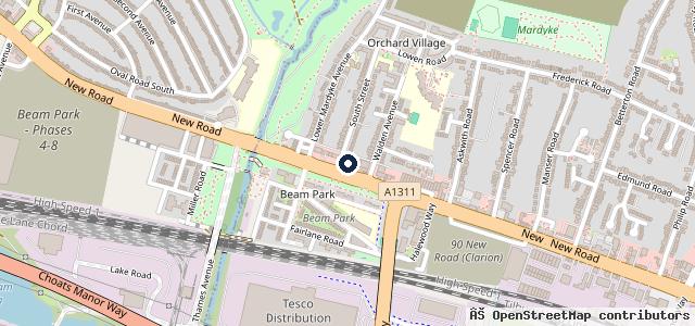 Map showing the location of Rainham Motors (MOT) Ltd