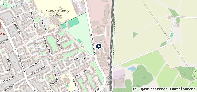 Map showing the location of B & S Motors