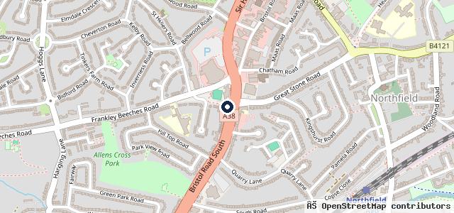 Map showing the location of Birmingham Motor Co