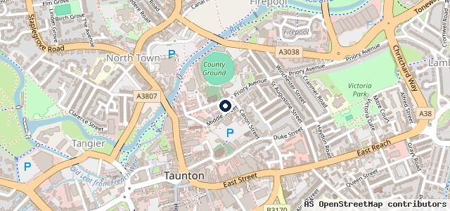 Map showing the location of MOT Centre