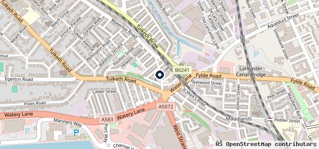 Map showing the location of Carford Garage Ltd