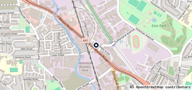 Map showing the location of Mazcare Ltd