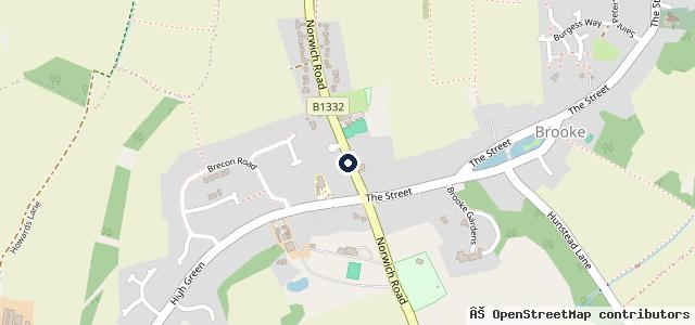 Map showing the location of Brooke Mot Centre Ltd