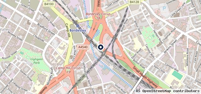 Map showing the location of Burford Motor Services