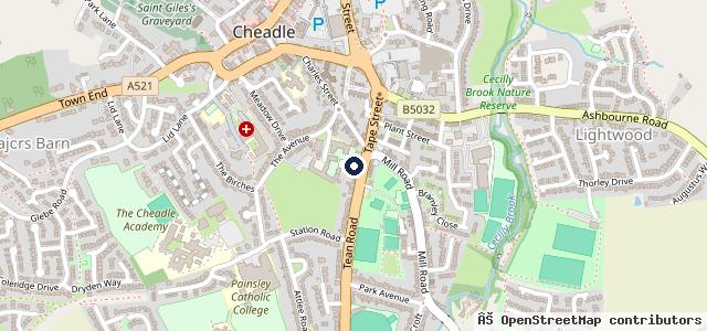 Map showing the location of AA Silencers Limited