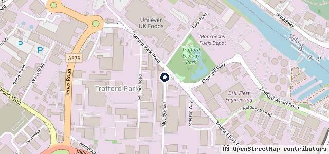 Map showing the location of Spotless Detailing