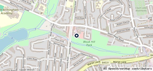 Map showing the location of Car & Commercial Service Centre