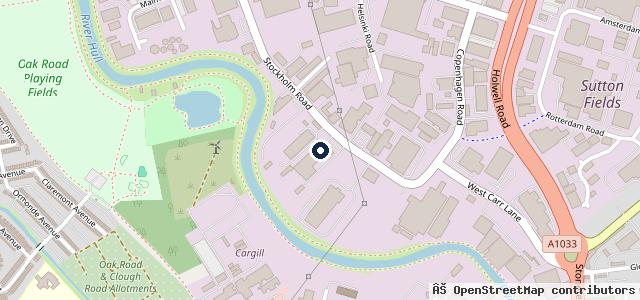 Map showing the location of CarSupermarket.com Hull Collection Centre