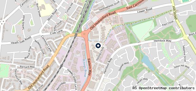Map showing the location of Chase Automotive