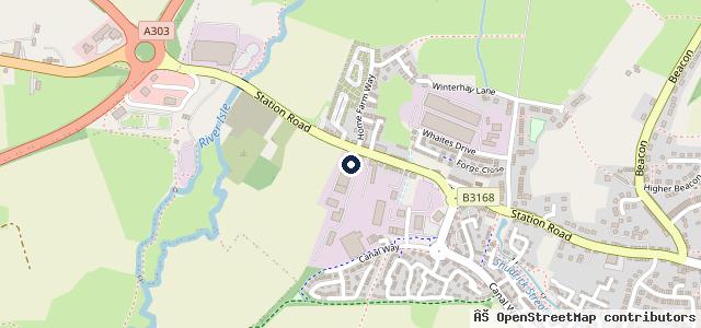 Map showing the location of Mynster Motors