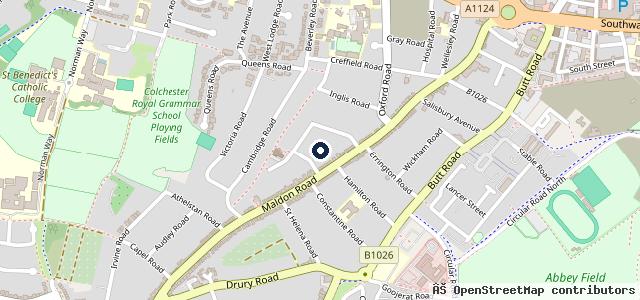 Map showing the location of D.P.Autos Vehicle Service & Repair