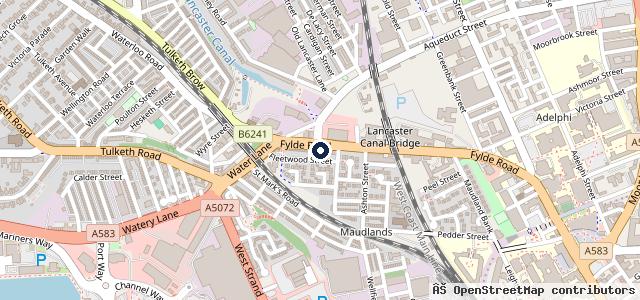 Map showing the location of Longton Battery Services Ltd