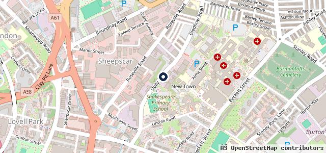 Map showing the location of RS Autos