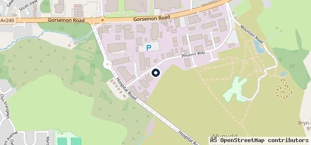Map showing the location of Sunnyside Autos Ltd