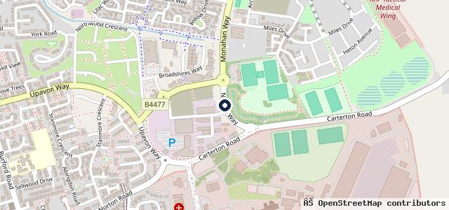 Map showing the location of Dowleys