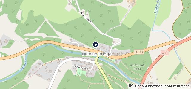 Map showing the location of Dulnain Bridge Garage Services ltd *** No Longer Selling LPG ***