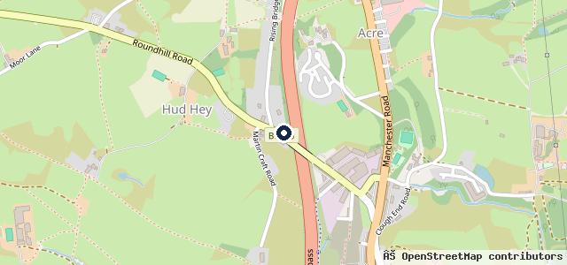 Map showing the location of Dynamic Coatings Ltd