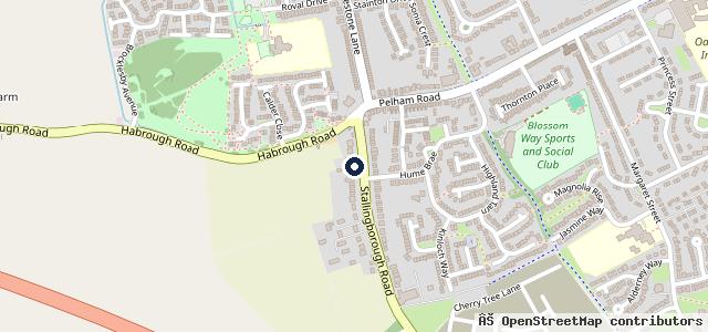 Map showing the location of E G L Scott & Son
