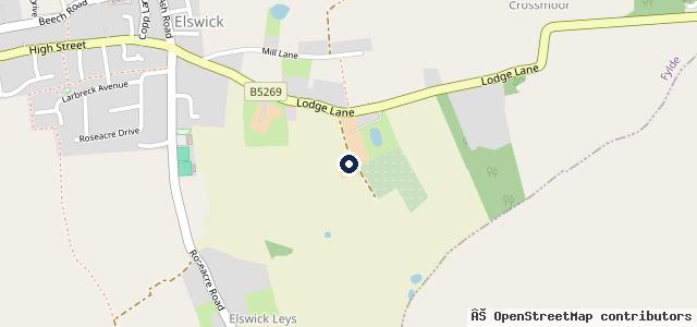 Map showing the location of Elswick Motors