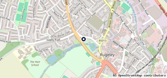 Map showing the location of Emery & Burton
