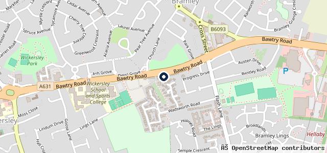Map showing the location of ETS Auto Centre