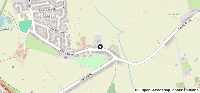Map showing the location of Sirrell's Garage
