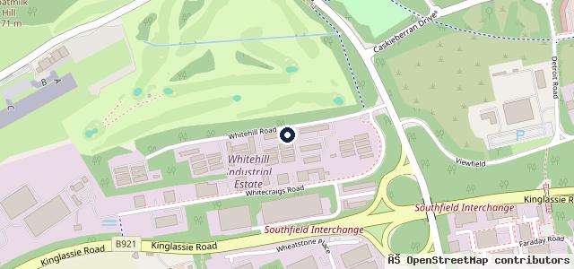 Map showing the location of Glenrothes Motor Services