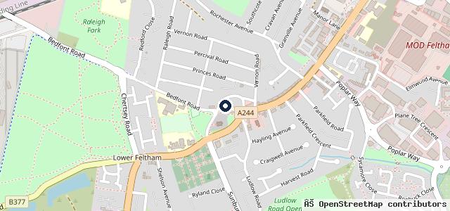 Map showing the location of Goldstar Heathrow Ltd